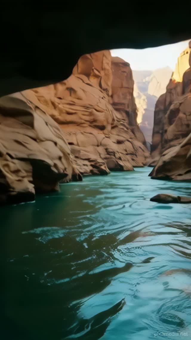 River Carves the Canyon - Water & Liquid AI stock